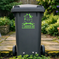 Cute Cow Wheelie Bin Address Stickers