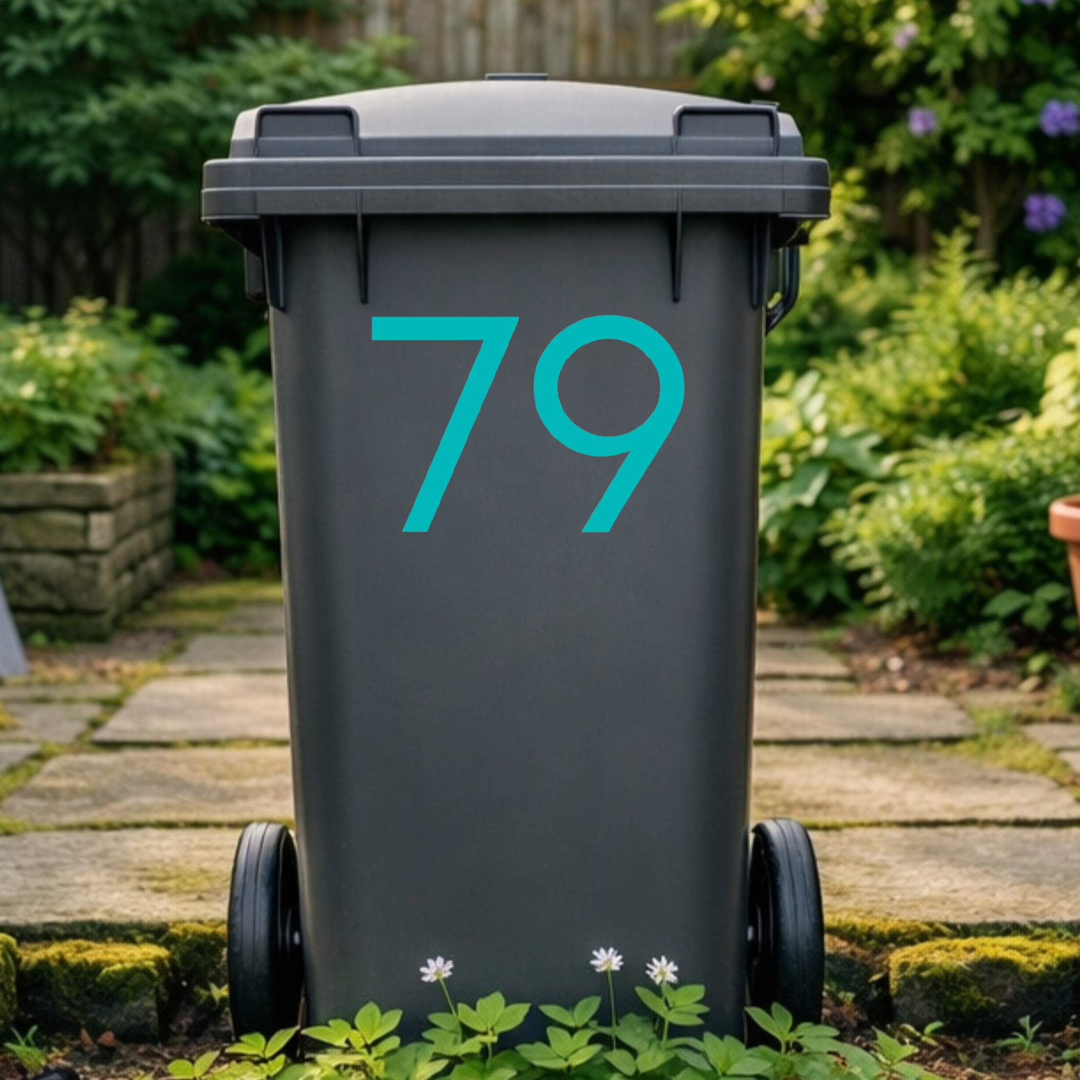 Headline Wheelie Bin Number Stickers