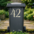 Fancy Wheelie Bin Number Stickers