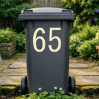 Fresh Wheelie Bin Number Stickers
