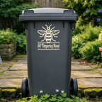 Manchester Bee Wheelie Bin Address Stickers