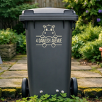 Hippo Selfie Wheelie Bin Address Stickers