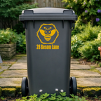 Bee Hexagon Wheelie Bin Address Stickers