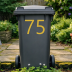 Formal Wheelie Bin Number Stickers