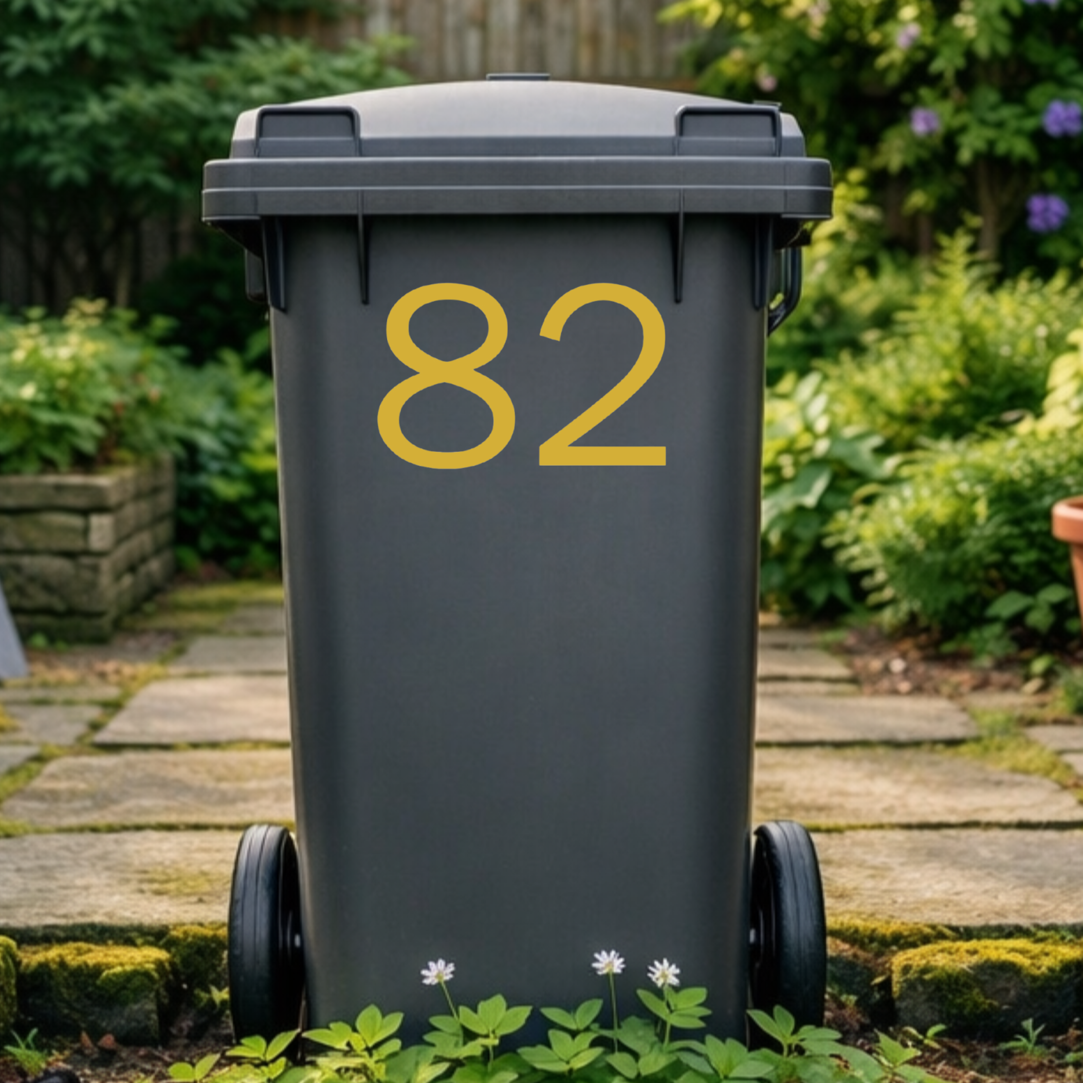 Urban Wheelie Bin Number Stickers