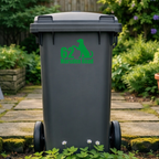 Dog Split Line Wheelie Bin Address Stickers