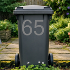 Display Wheelie Bin Number Stickers