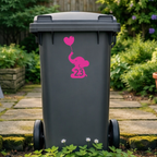 Elephant Balloon Wheelie Bin Number Stickers