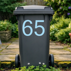 Display Wheelie Bin Number Stickers