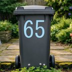 Fresh Wheelie Bin Number Stickers