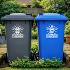 Manchester Bee Wheelie Bin Address Stickers