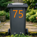 Formal Wheelie Bin Number Stickers