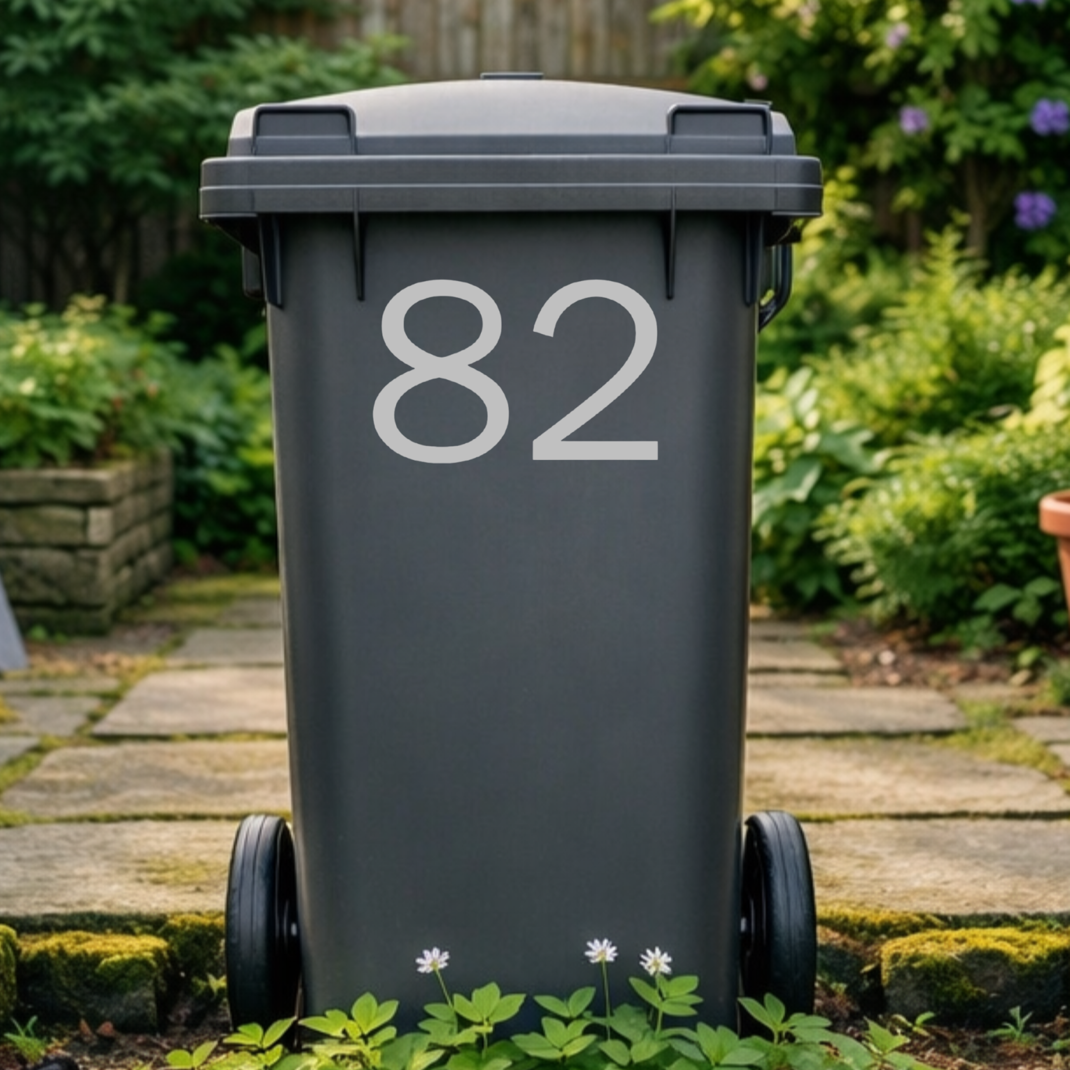 Urban Wheelie Bin Number Stickers