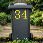 Majestic Wheelie Bin Number Stickers