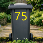 Formal Wheelie Bin Number Stickers